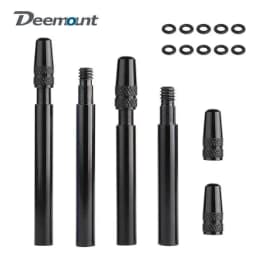 Bicycle 1Pair Presta Valve Extender W/ Cap CNC Aluminum Alloy Anodized F/V Extension for Fixed Road Bike Rims 50mm 60mm