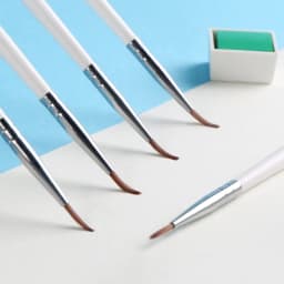 6Pcs/Set Fine Hand-painted Thin Hook Line Pen Drawing Art Pen #0 #00 #000 Paint Brush Art Supplies Nylon Hair Brush Painting Pen