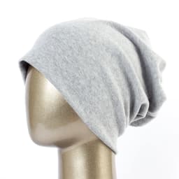 Geebro Women's Plain Beanie Hat Spring Cotton Slouchy Beanie for Women Knitted Bone Hat Ladies Black Skullies Cap JS293A