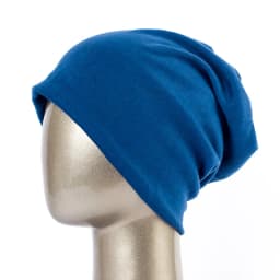 Geebro Women's Plain Beanie Hat Spring Cotton Slouchy Beanie for Women Knitted Bone Hat Ladies Black Skullies Cap JS293A