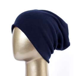 Geebro Women's Plain Beanie Hat Spring Cotton Slouchy Beanie for Women Knitted Bone Hat Ladies Black Skullies Cap JS293A
