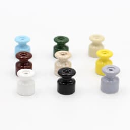 5 Pieces 10 Pieces Ceramic Wall Insulator for Wiring Porcelain Insulators Fabric Cable Fixings With Install Screw