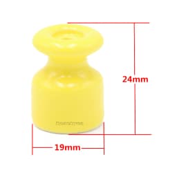 5 Pieces 10 Pieces Ceramic Wall Insulator for Wiring Porcelain Insulators Fabric Cable Fixings With Install Screw