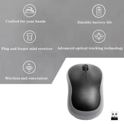 New M185 Mini Wireless Mouse Comfortable Portable Mouse Mice 1000DPI Ergonomic Mouse 2.4GHz with USB Mini Receiver for PC/Laptop