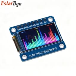 Estardyn 0.96 Inch IPS LCD TFT Display Module 160x80 HD 65K SPI Interface ST7735S 3.3V For Raspberry Pi DIY Project