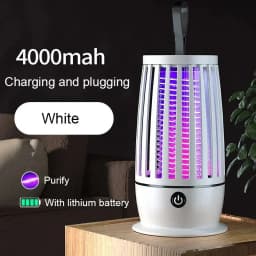 UV Mosquito Lamp Charging Portable Mosquito Killer Suitable For Indoor 360° Large Area Silent Mosquito Repellent IndoorOutdoor