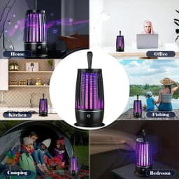 UV Mosquito Lamp Charging Portable Mosquito Killer Suitable For Indoor 360° Large Area Silent Mosquito Repellent IndoorOutdoor