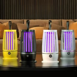 UV Mosquito Lamp Charging Portable Mosquito Killer Suitable For Indoor 360° Large Area Silent Mosquito Repellent IndoorOutdoor