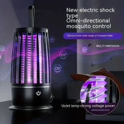 UV Mosquito Lamp Charging Portable Mosquito Killer Suitable For Indoor 360° Large Area Silent Mosquito Repellent IndoorOutdoor