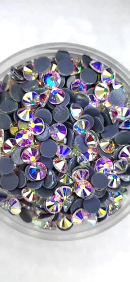 All Size Top Quality Crystal AB/Clear Super Bright Hot-Fix Rhinestones Glass Strass Iron On Stone For Fabric Garment