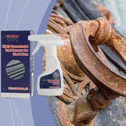 Car Powerful Rust Remover Spray Auto Degreaser Polisher for Alloy Rims Metal Parts Anti-Rust Protection Fast Acting Spray