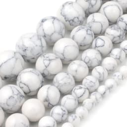 wholesale Natural Stone Beads Blue turquoises Round Beads For Jewelry Making 15.5 inches Pick Size 4/6/8/10/12mm