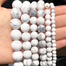 wholesale Natural Stone Beads Blue turquoises Round Beads For Jewelry Making 15.5 inches Pick Size 4/6/8/10/12mm