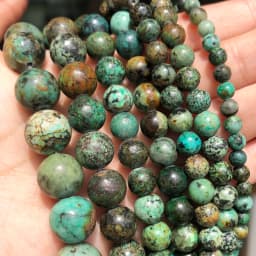 wholesale Natural Stone Beads Blue turquoises Round Beads For Jewelry Making 15.5 inches Pick Size 4/6/8/10/12mm