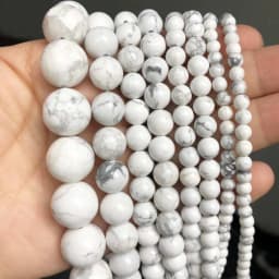 wholesale Natural Stone Beads Blue turquoises Round Beads For Jewelry Making 15.5 inches Pick Size 4/6/8/10/12mm