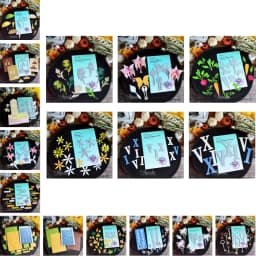 Leaf Fall Envelope Base Metal Cutting Dies Scrapbook Diary Decoration Stencil Embossing Template DIY Greeting Card Handmade 2026