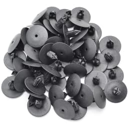 50Pcs 10mm For Toyota VW Renault Plastic Rivets Fasteners Door Fender Bumper Cover Push Pin Clips Clip