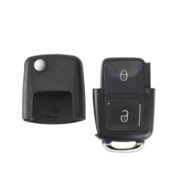 KEYYOU 2 Buttons Remote Flip Folding Car Key Shell for VW For Volkswagen MK4 Bora Golf 4 5 6 Passat Polo Bora Touran