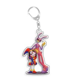 For The Amazing Digital Circus Caine Jax Pomni Ragatha Gangle Acrylic Selfmade Cute Cartoon Anime Keychain Pendant Toy Gifts 5cm