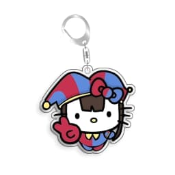 For The Amazing Digital Circus Caine Jax Pomni Ragatha Gangle Acrylic Selfmade Cute Cartoon Anime Keychain Pendant Toy Gifts 5cm