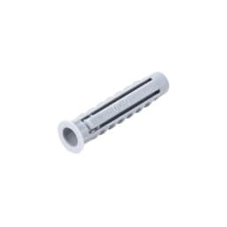 uxcell 100pcs 6mmX30mm Plastic Expansion Pipe Column Concrete Anchor Wall Plug Gray for Home Garden DIY Application