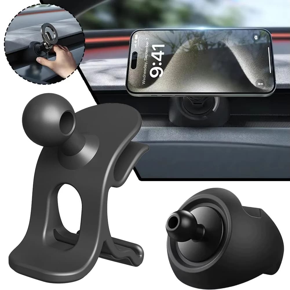 Phone Holder Base For Tesla's Redesigned Model 3/Y Mobile Phone Dashboard Mount Car Interior Accessories All Mobile Phones