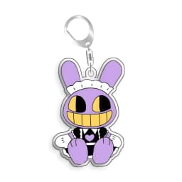 For The Amazing Digital Circus Jax Pomni Ragatha Gangle Acrylic Selfmade Cute Cartoon Anime Keychain Pendant Toy Gifts 5cm