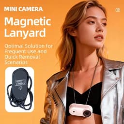 Lenovo Mini Action Camera 4K HD Thumb POV Camera Sports Camera Portable Wearable Helmet Recorder Magnetic Pocket Body Cam