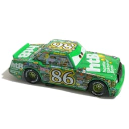 Cars Anime Character White DocHudson And White Fillmore Alloy Diecast 1:55 Scale Toy Car Model Children's Birthday Gift