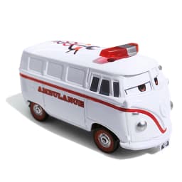 Cars Anime Character White DocHudson And White Fillmore Alloy Diecast 1:55 Scale Toy Car Model Children's Birthday Gift