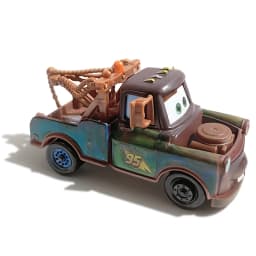 Cars Anime Character White DocHudson And White Fillmore Alloy Diecast 1:55 Scale Toy Car Model Children's Birthday Gift