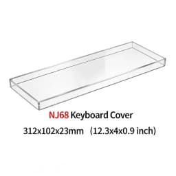 Clear Acrylic Mechanical Keyboard Dust Cover Protector Case For 60 96 98 104/108Key Transparent Anti-Dust Keyboard & Mouse Cover