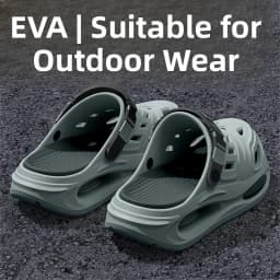Summer Men's Outdoor Slippers Thick Bottom Anti-slip Clog Shoes Wear-resistant Smell-proof Two-way Male
