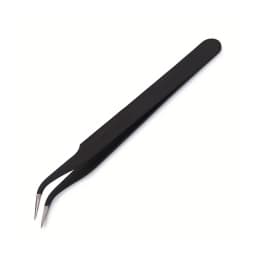 Antistatic Black Manicure Tool Acrylic Gel Nail Art Rhinestones Sequins Paillette Picking Nipper Tweezers HOT