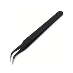 Antistatic Black Manicure Tool Acrylic Gel Nail Art Rhinestones Sequins Paillette Picking Nipper Tweezers HOT