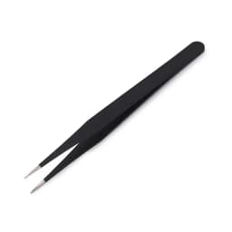 Antistatic Black Manicure Tool Acrylic Gel Nail Art Rhinestones Sequins Paillette Picking Nipper Tweezers HOT