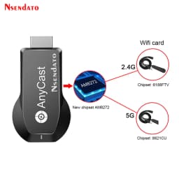 Anycast M100 5G 2.4 4K HD Wireless TV Stick Adapter Any Cast Wifi Display Dongle for DLNA AirPlay TV Receiver for IOS Android PC