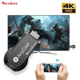 Anycast M100 5G 2.4 4K HD Wireless TV Stick Adapter Any Cast Wifi Display Dongle for DLNA AirPlay TV Receiver for IOS Android PC