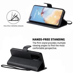 Leather Flip Wallet Case For Huawei P20 P30 Lite Honor 600/400/200/10 Lite X9b X9c X9d X8b X8c X8d X7b X7c X6b X6c Cover