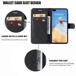 Leather Flip Wallet Case For Huawei P20 P30 Lite Honor 600/400/200/10 Lite X9b X9c X9d X8b X8c X8d X7b X7c X6b X6c Cover