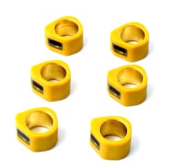 6PC Racing Variator Roller Weights 20x15mm 8g 10g 13g 15g 19g For Suzuki Burgman K2 K6 Uc Epicuro Ux Sixteen K8 125cc 150cc
