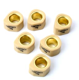 6PC Racing Variator Roller Weights 20x15mm 8g 10g 13g 15g 19g For Suzuki Burgman K2 K6 Uc Epicuro Ux Sixteen K8 125cc 150cc