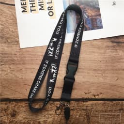 2 in 1 Mobile Phone Lanyard Key Ring Sling Badge Neckband Keychain Anti-Lost Badges ID Cell Phone Rope Neck Straps
