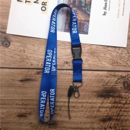 2 in 1 Mobile Phone Lanyard Key Ring Sling Badge Neckband Keychain Anti-Lost Badges ID Cell Phone Rope Neck Straps