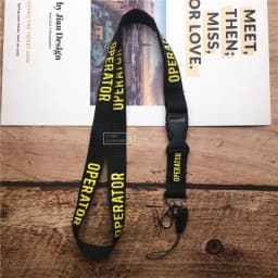 2 in 1 Mobile Phone Lanyard Key Ring Sling Badge Neckband Keychain Anti-Lost Badges ID Cell Phone Rope Neck Straps