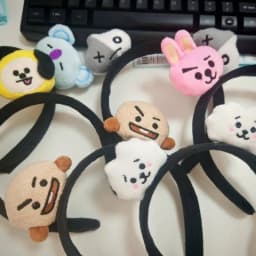 BT21 Idol Korean Cartoon Headband Hair Accessory Hair Decoration Celebrity Merchandise Cute Support Accessory 2026