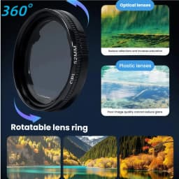 Phone Magnetic CPL Filter Polarizing Lens Anti Glare HD Starry Light Photography