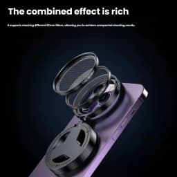 Phone Magnetic CPL Filter Polarizing Lens Anti Glare HD Starry Light Photography