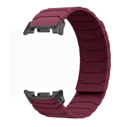 Magnetic Silicone Band for Samsung Galaxy Watch Ultra 2025 47mm Bracelet for Galaxy 8 40mm 44mm/8 Classic 46mm Sports Strap