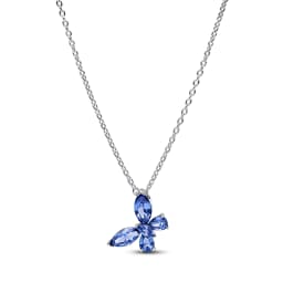 S925 Silver Plated Butterfly Flower Bee Tulip Ring Purple Bracelet Necklace Charms Enamel Inlaid Gem Beads Gift Fashion Jewelry